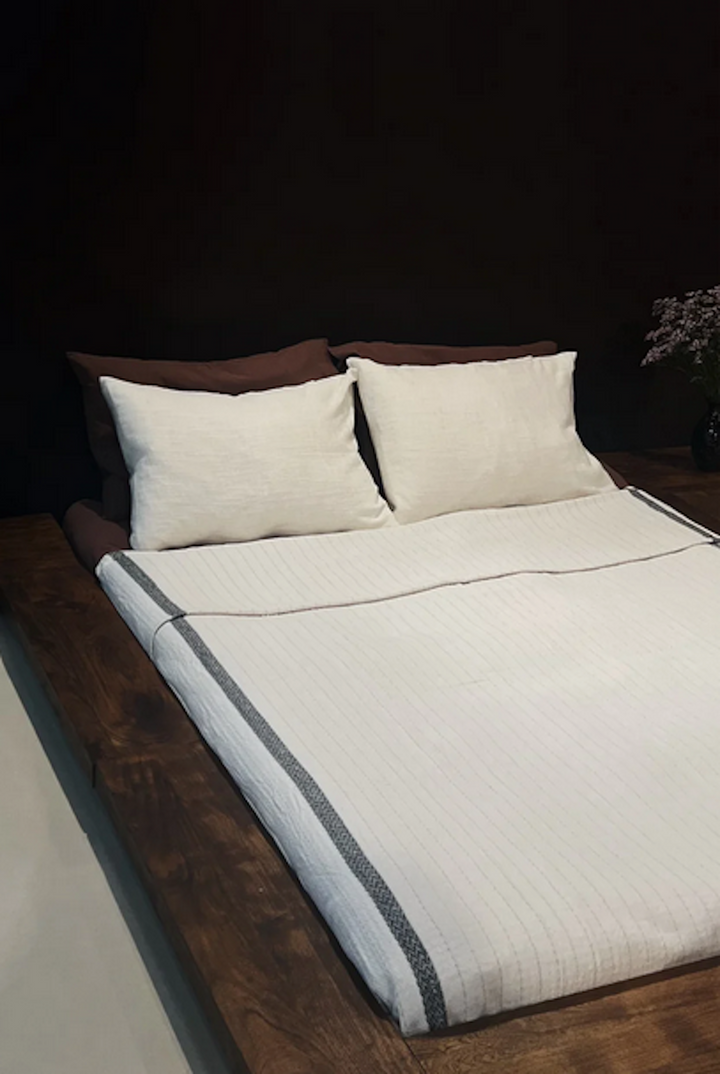 Baumwoll Decke "Bahia Black"  170 x 270 cm