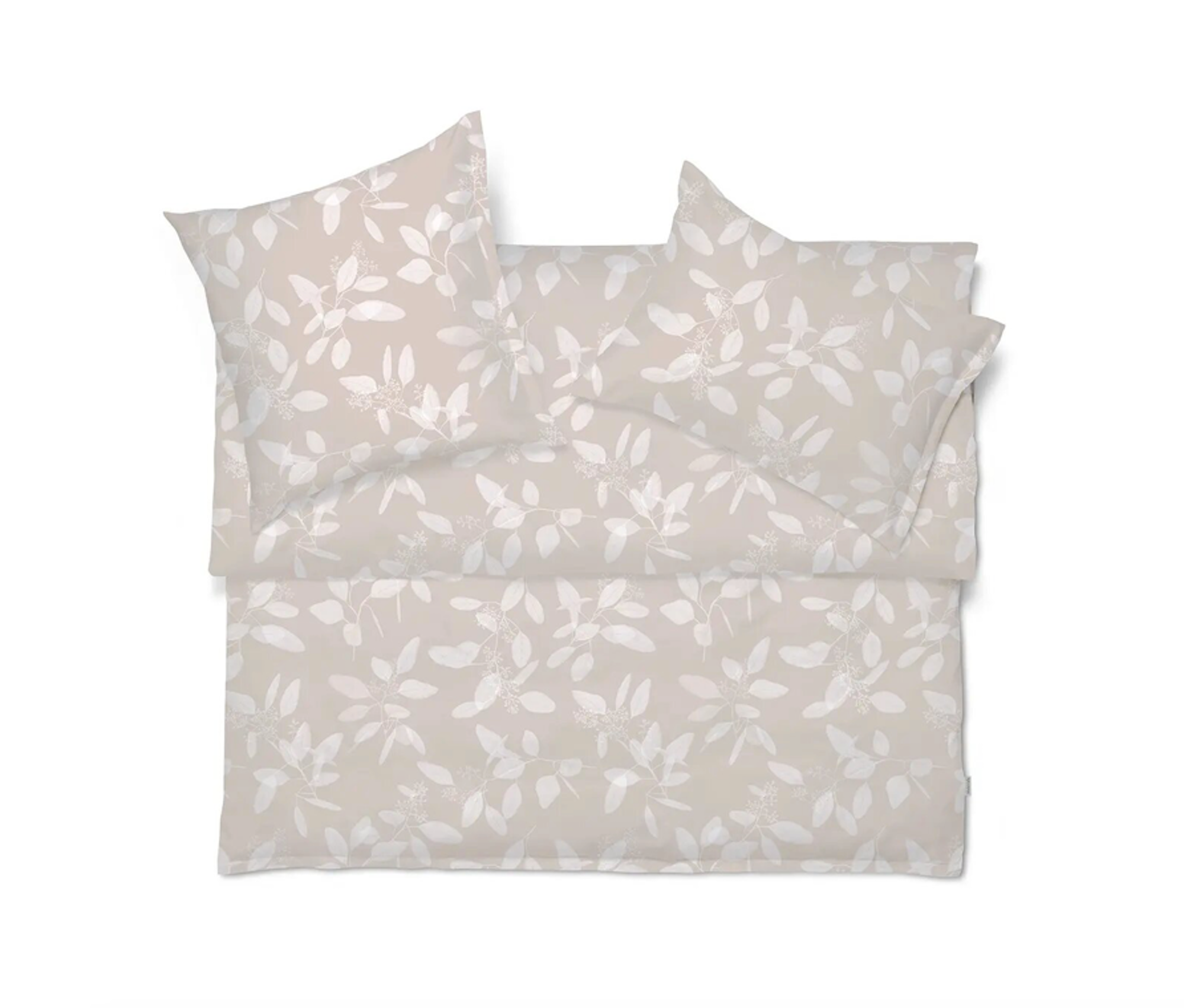 Satin Bettwäsche Organic Cotton "Omeo Beige"