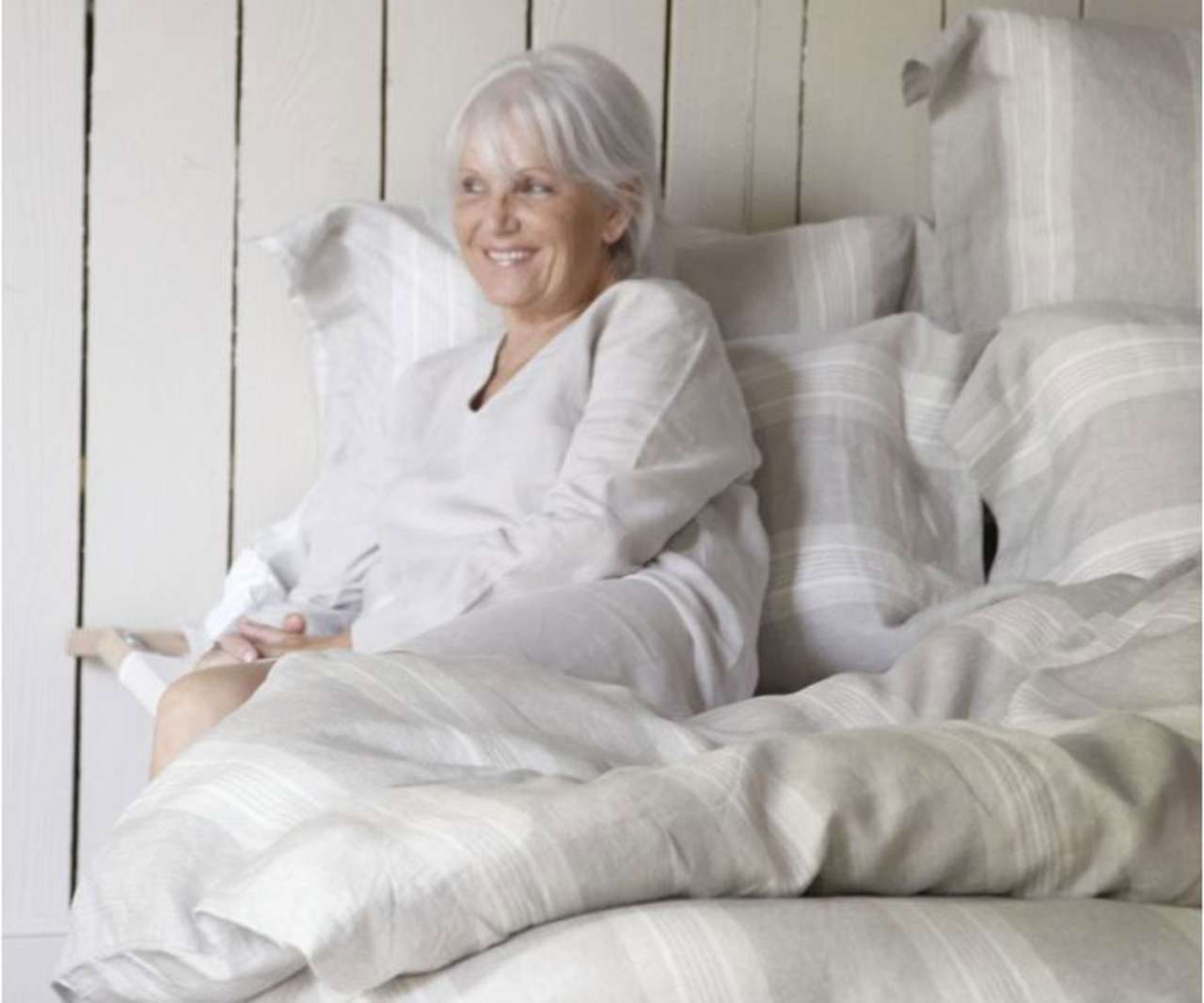 Vorgewaschene Leinen Bettwäsche "Sisco"