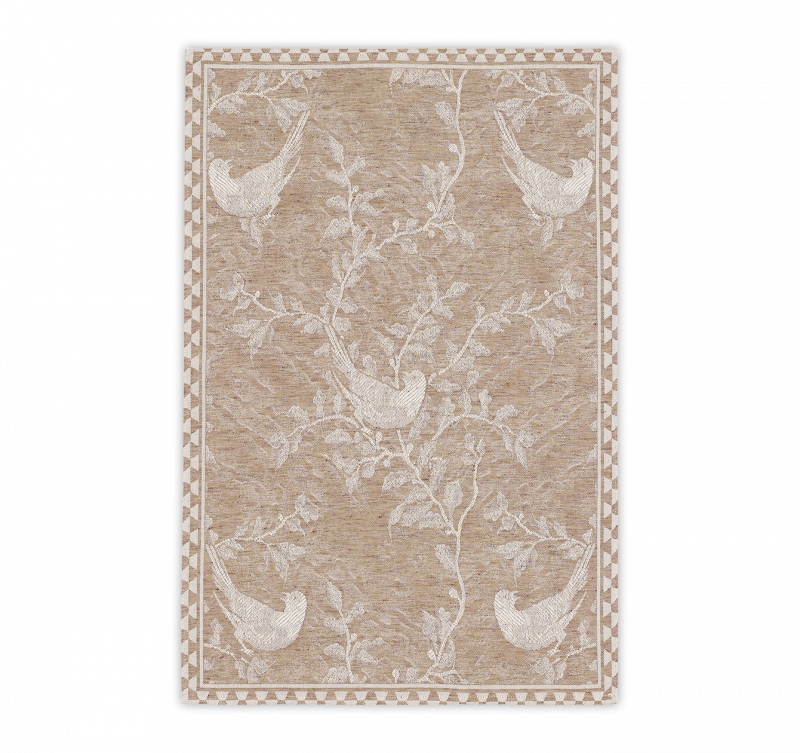 Küchentuch Halbleinen "Vögel 159"