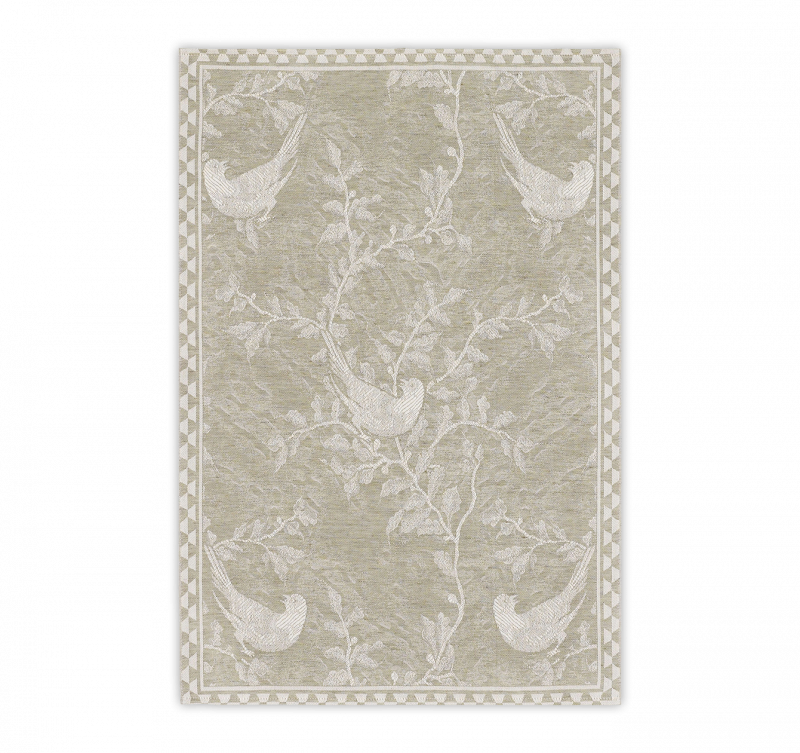 Küchentuch Halbleinen "Vögel 159"