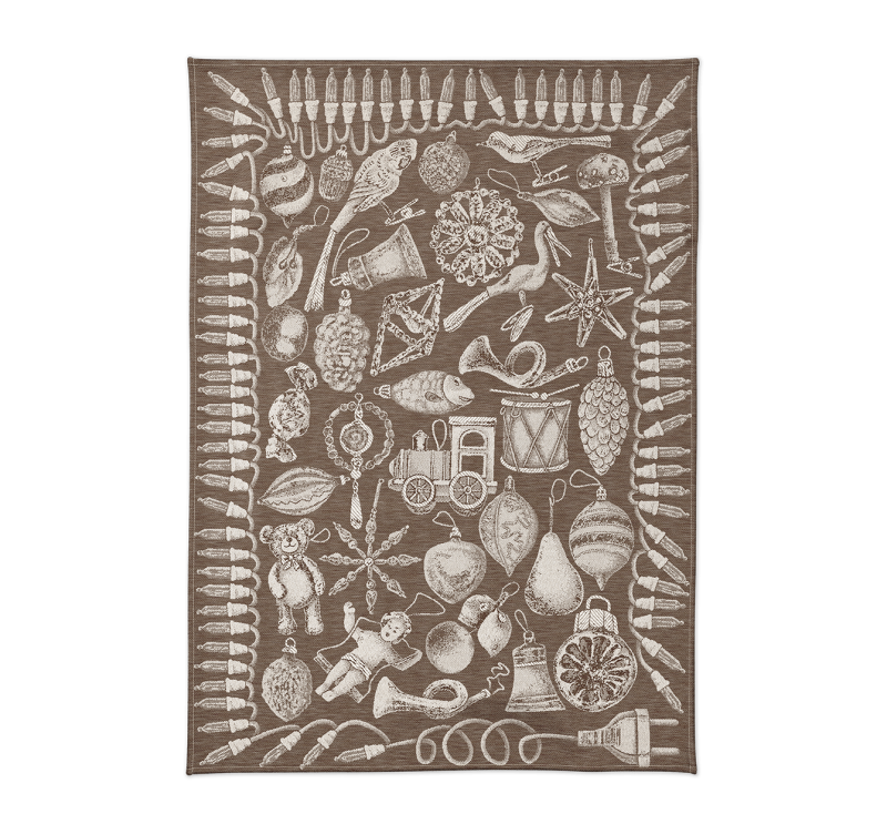 Küchentuch Halbleinen "Ornaments" 9 Farben