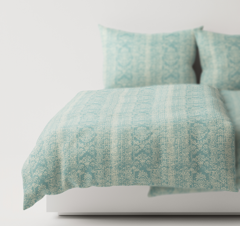 ジャカードベッドリネン、スーピマコットン製「ライトナーエデン」、5色展開