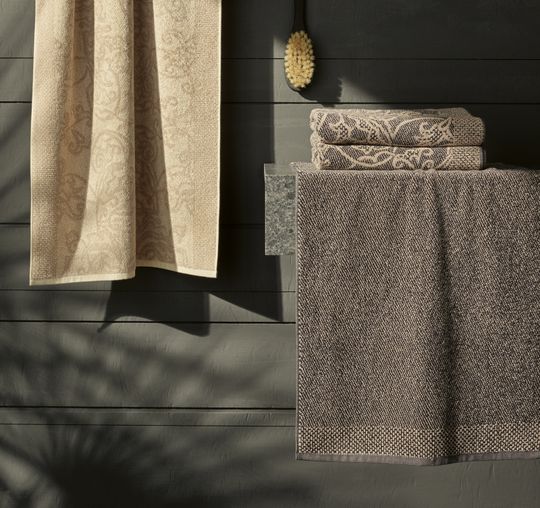 Terry Towels with Linen "Uni" 9 Colors