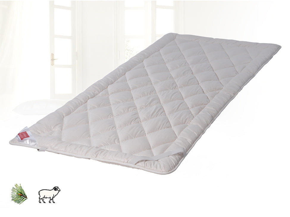 Schurwoll Unterbett "Wellness Zirbe"