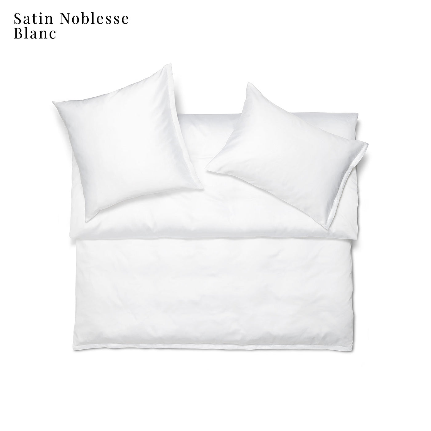 Satin Bettwäsche "Noblesse Uni" 48 Farben