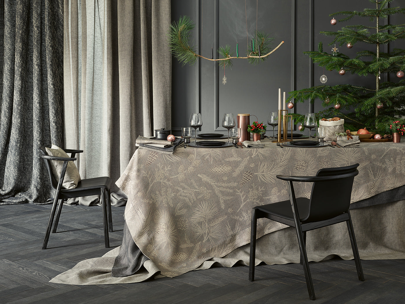 Leinen Tischwäsche "Foresta 275" in 11 Farben