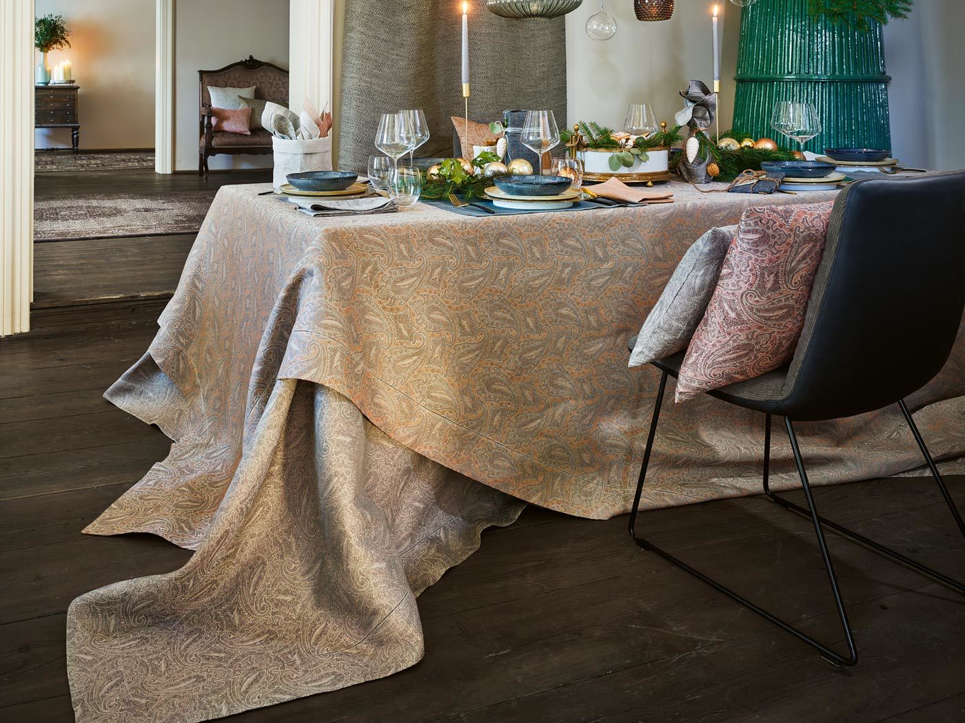 Leinen Tischwäsche "Ilex 277", 9 Farben