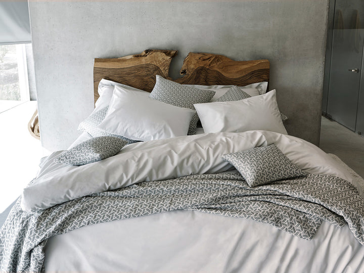 Perkal Bettwäsche Kissenbezüge "Estrela Perle" 30 x 40 cm