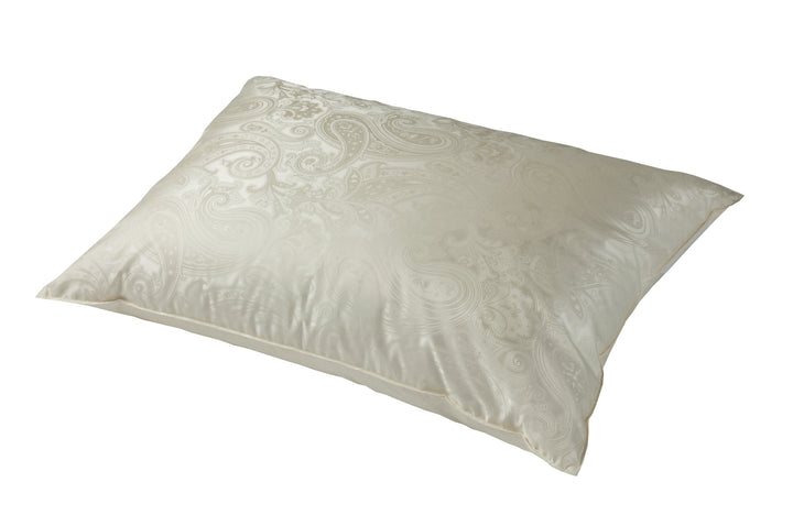 Festes 3 Kammer Daunen-Seidenkopfkissen "Princess"