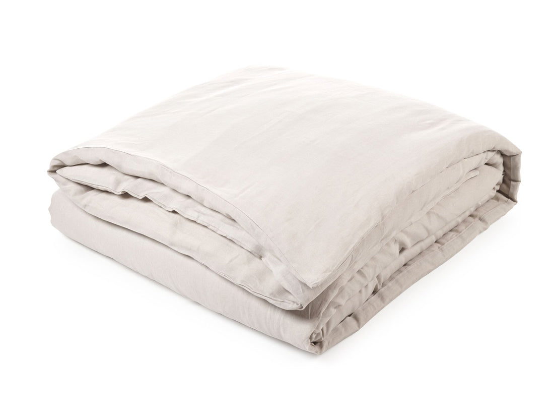 Leinenbettwäsche vorgewaschen "Madison Light Grey"