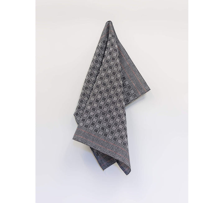 Grubentuch "Gerstenkorn 510S Schwarz/Weiß"