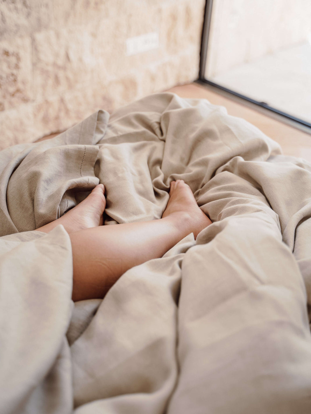 Reinleinen Oberleintuch aus dem Mühlviertel 145 x 220 cm