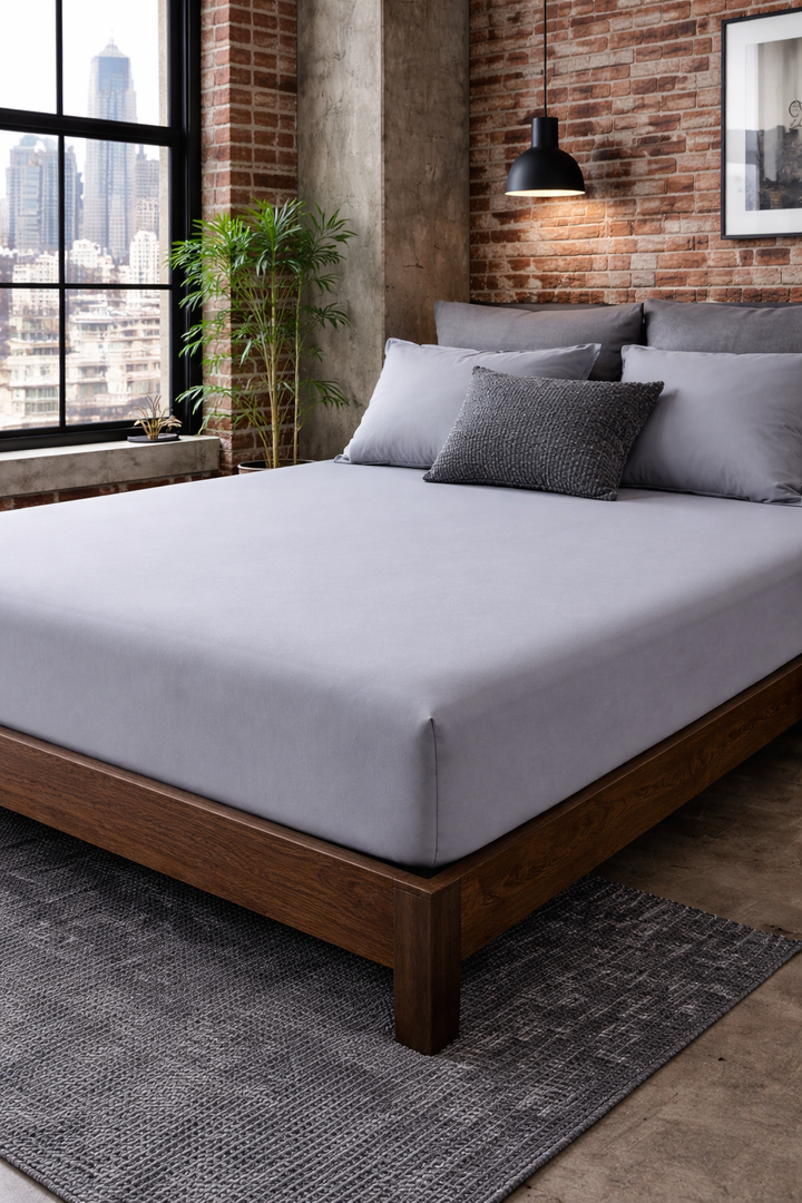 Spannbettlaken Perkal "Loft", Made in Germany