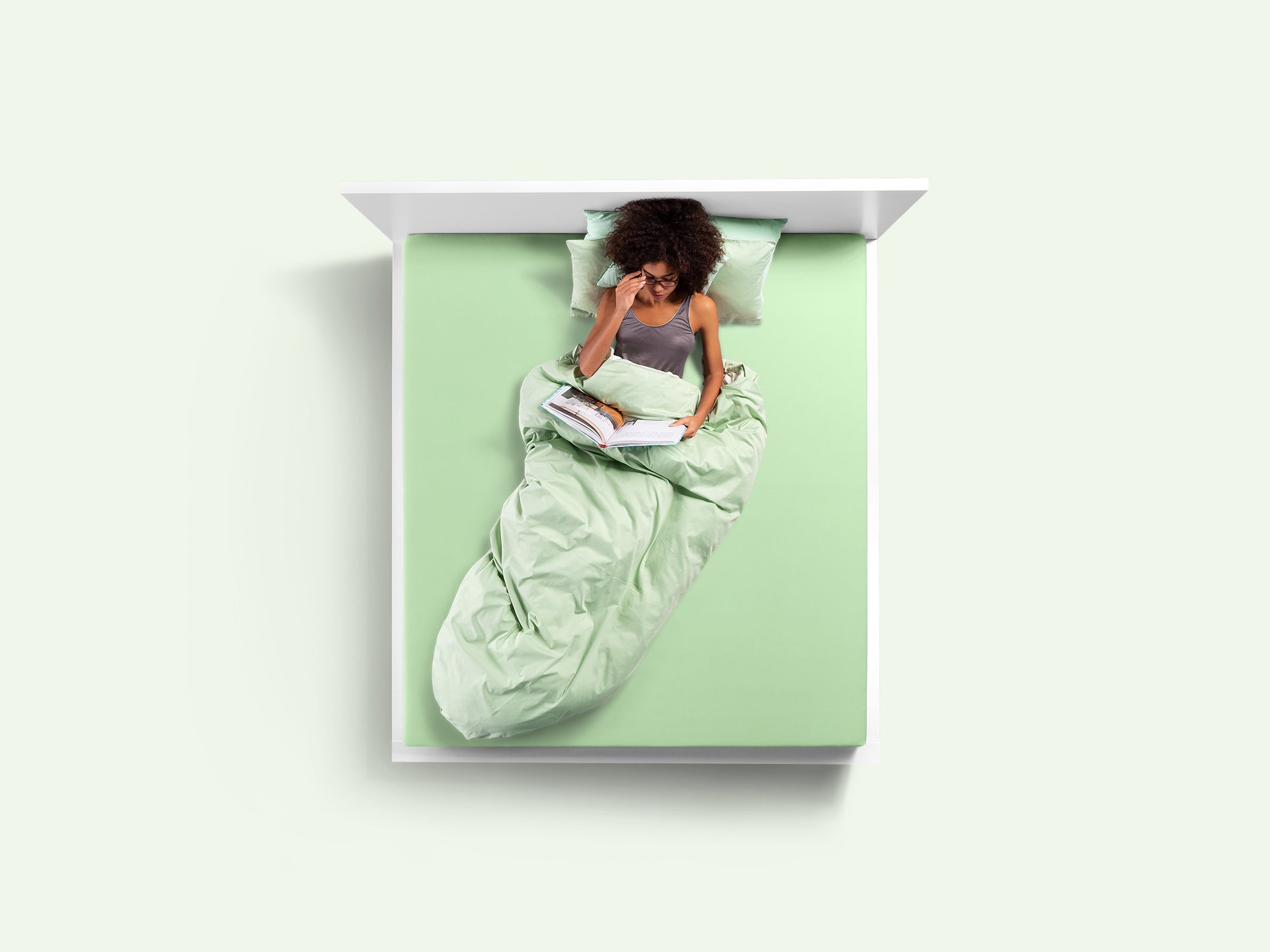 Jersey Spannbettlaken "La Piccola", für Topper