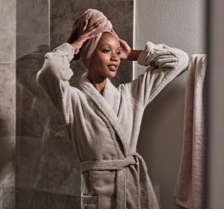 Bademantel "Cocoon - Pebble"