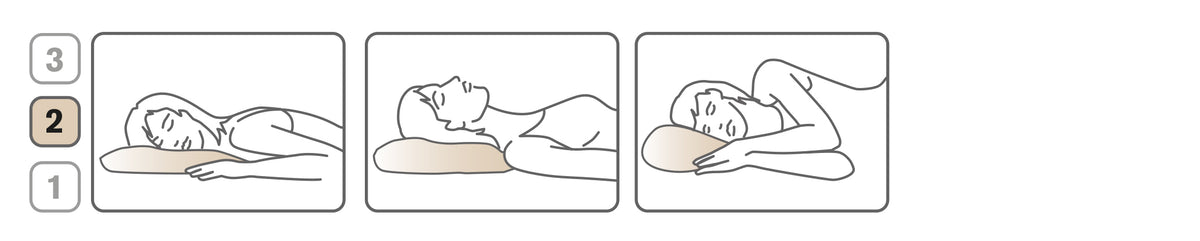 1 Kammer Daunen Kissen "Arion"