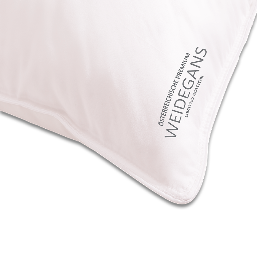 3 Kammer Daunenkopfkissen "Österreichische Weidegans"