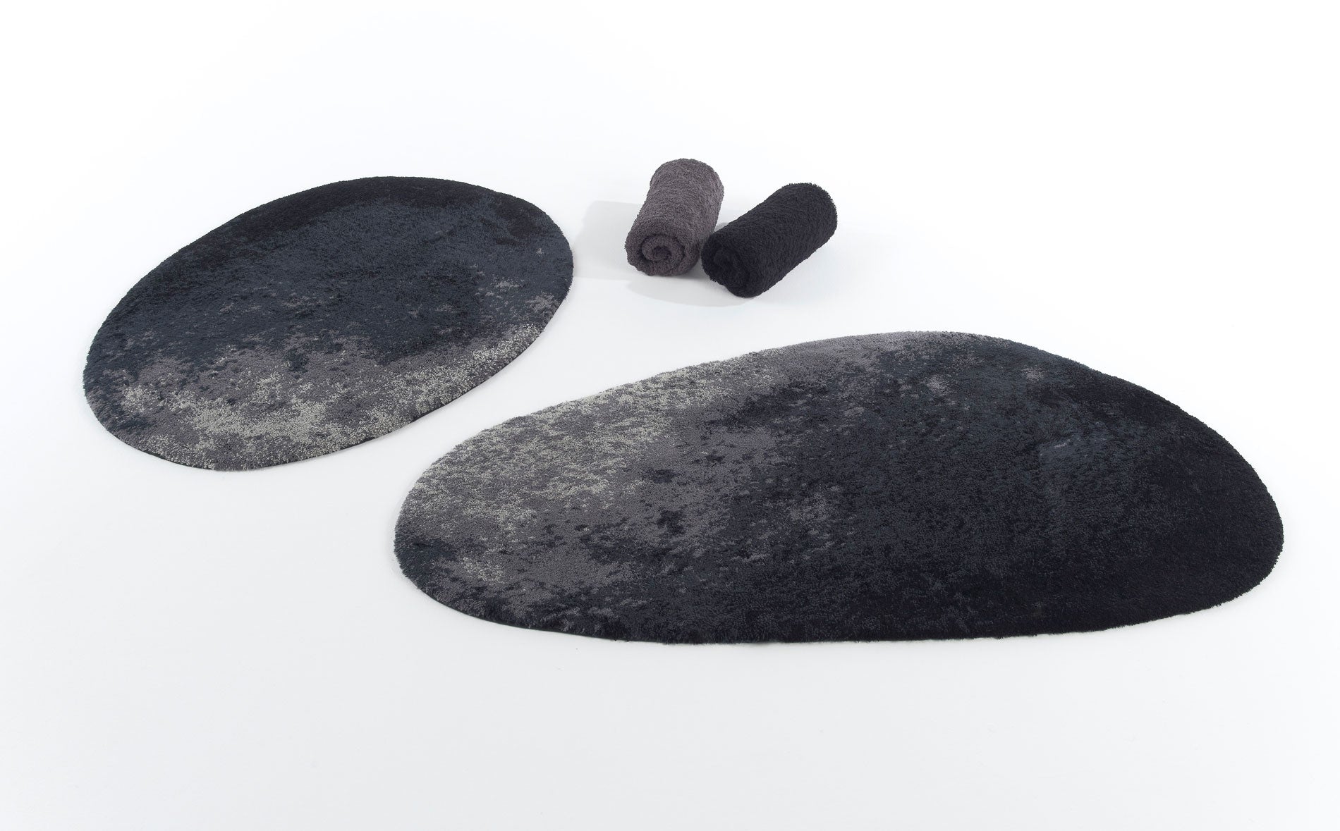 Badeteppich "Stone Black", in 2 Größen