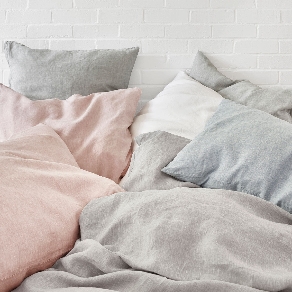 Feine Leinen Bettwäsche "LEVIN bleu"