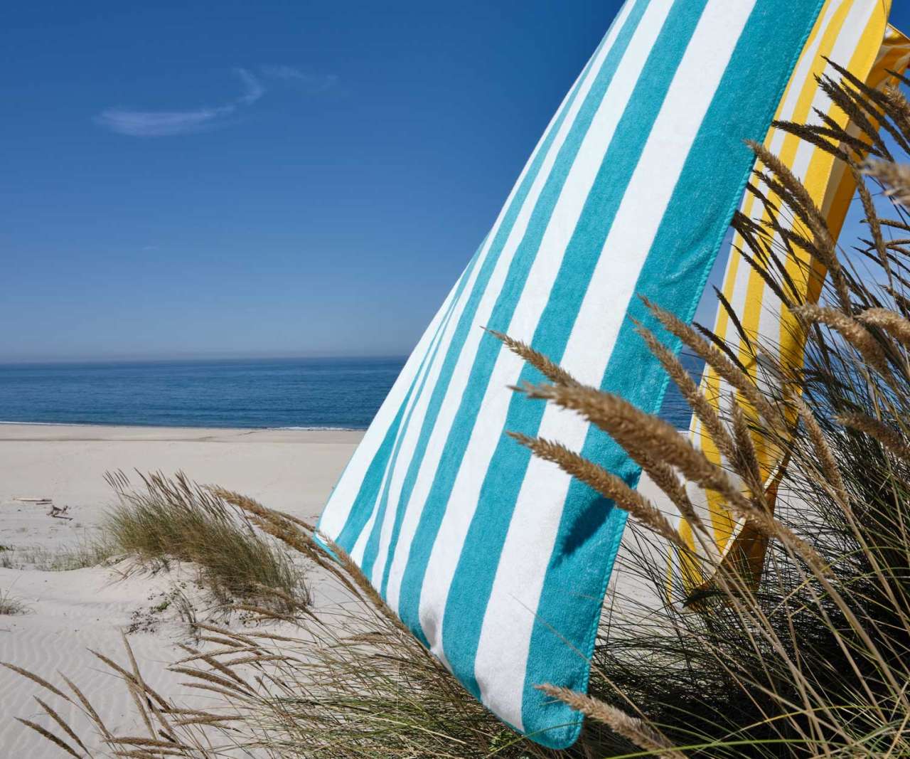 Badetuch "Prado" 100 x 200 cm, Linen Striped