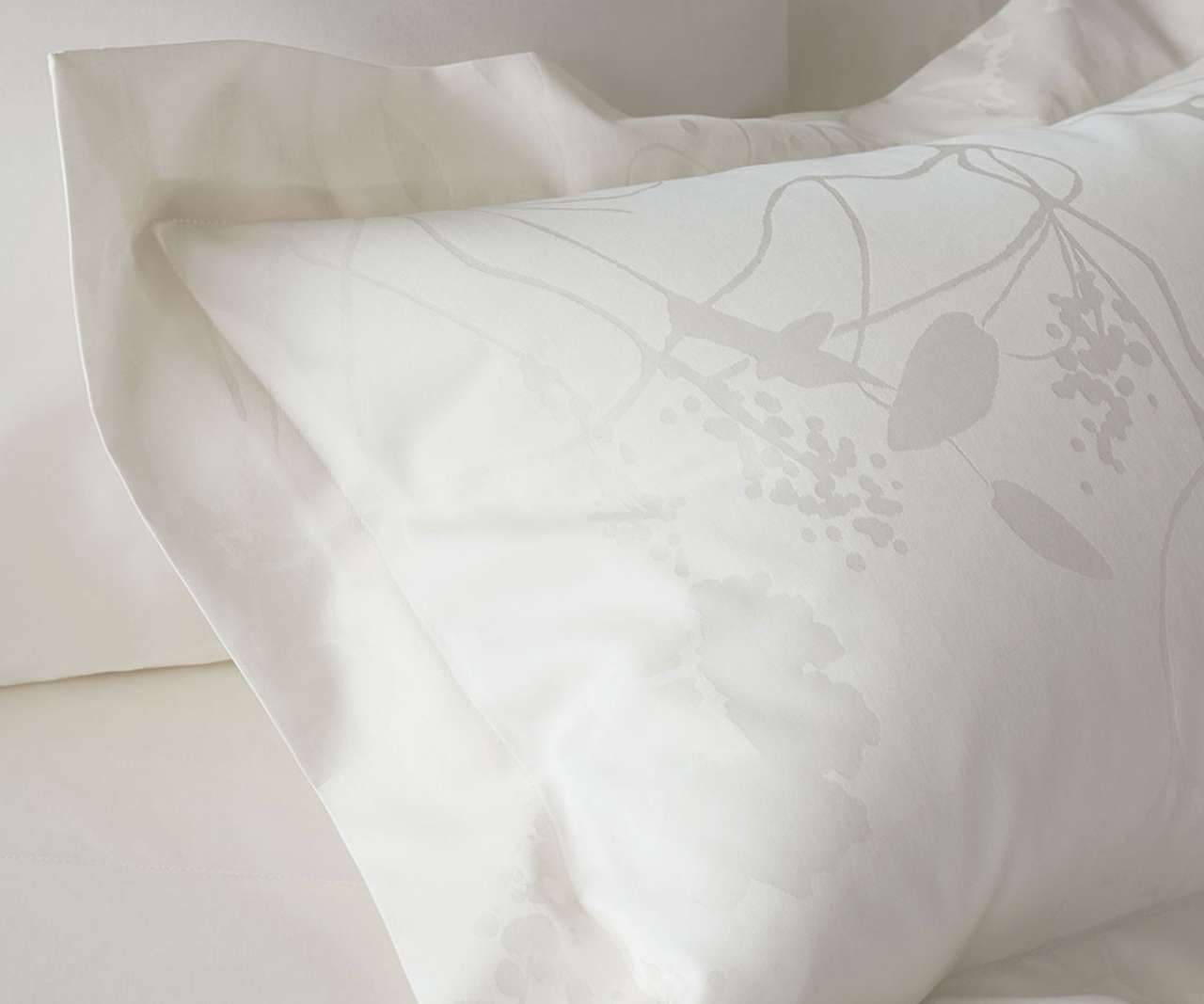 Linge de lit jacquard "Jardim" 3 couleurs