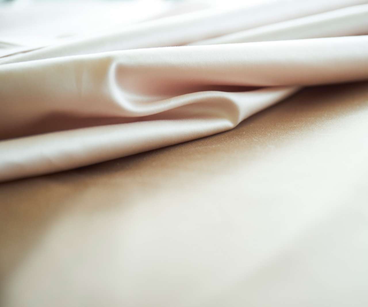 Satin Bettwäsche 700TC "Secret" - Miel 800