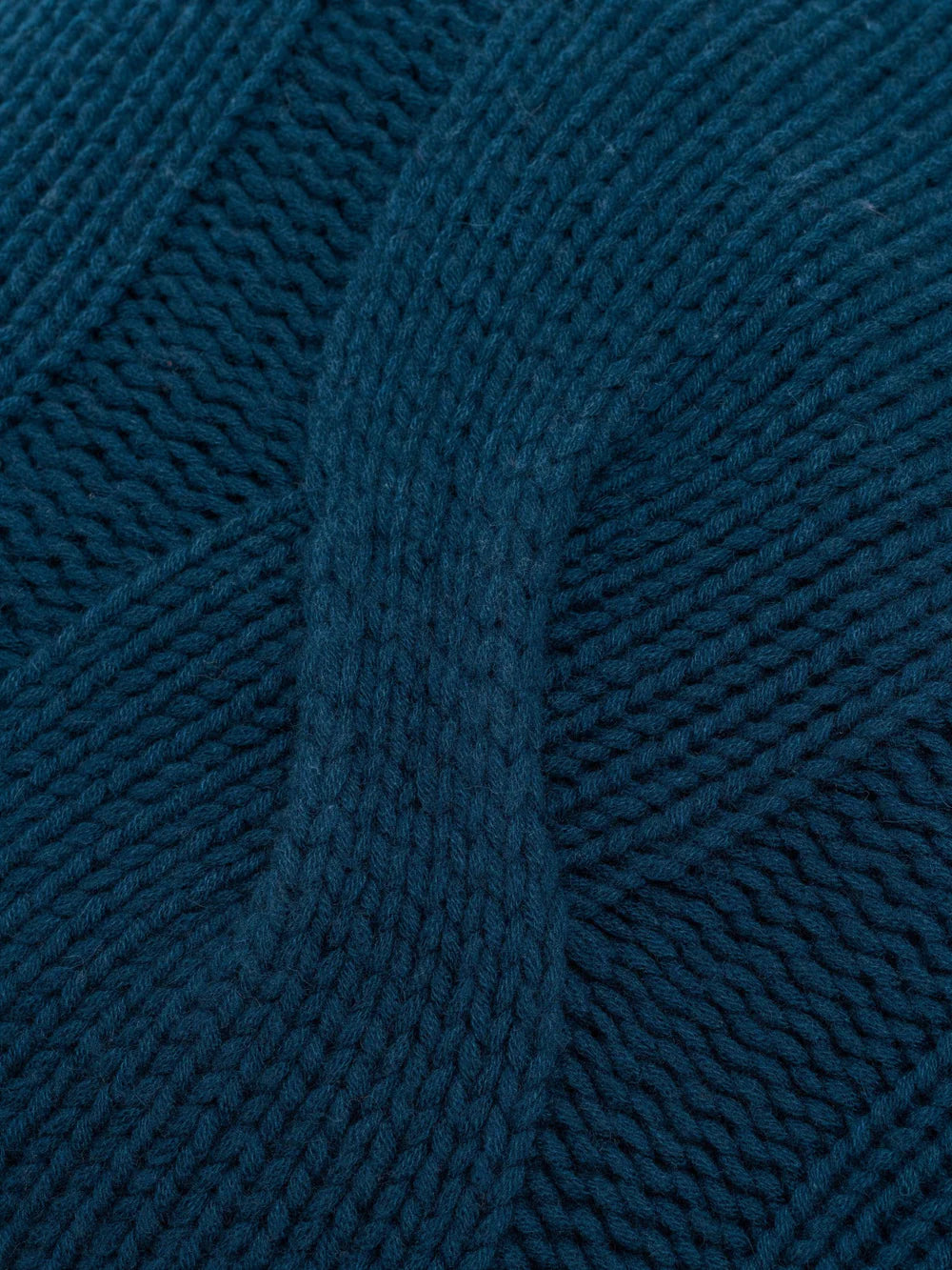 Strickdecke aus 100% Kaschmir "Chalet Petrol"