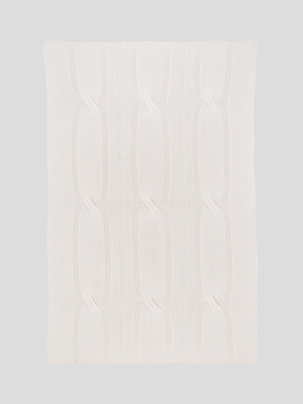 Strickdecke aus 100% Kaschmir "Chalet Dust"