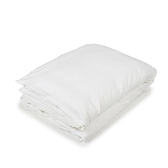 Ropa de cama de lino prelavada "Madison White"