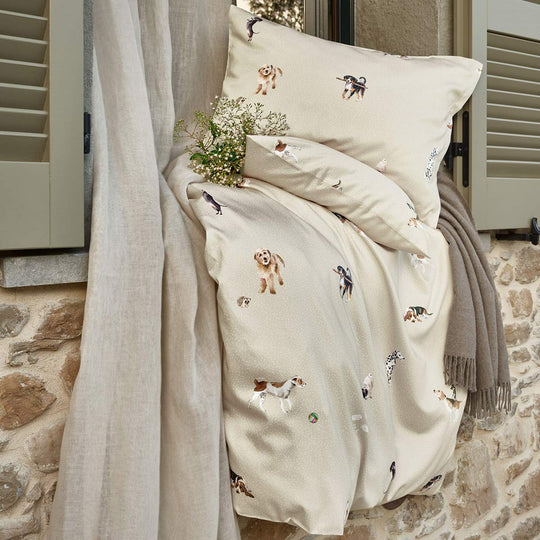 Satin Bedding "Jeunesse Blanc"
