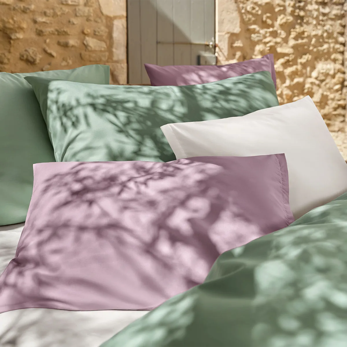 Cozy Perkal Bettwäsche Cotton & Modal "BEN", Leaf