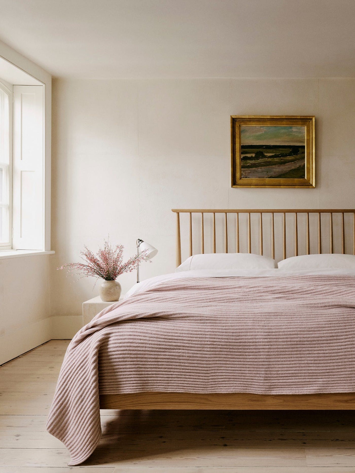 Kaschmir Decke "Furrow Knitted Shell"