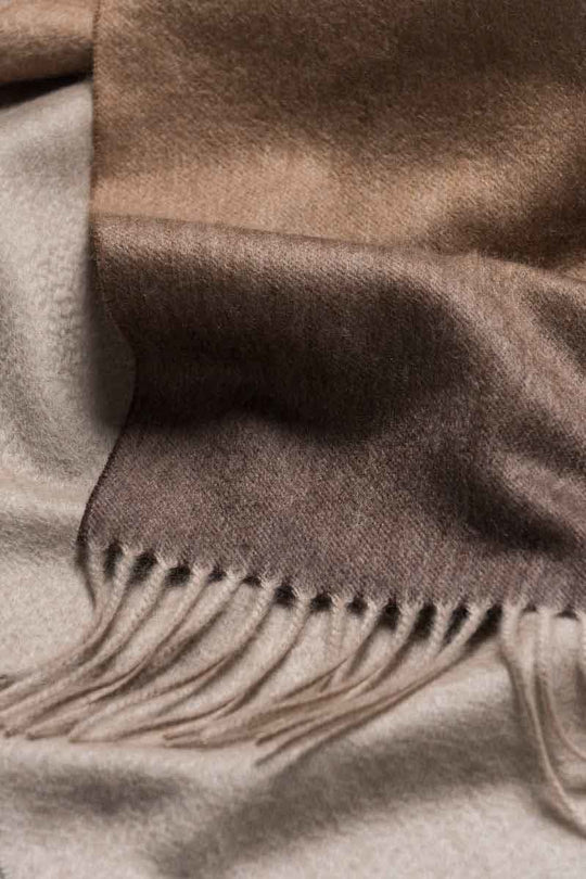 Кашеміровий плед "Nuance Ombre Caramel Coast"