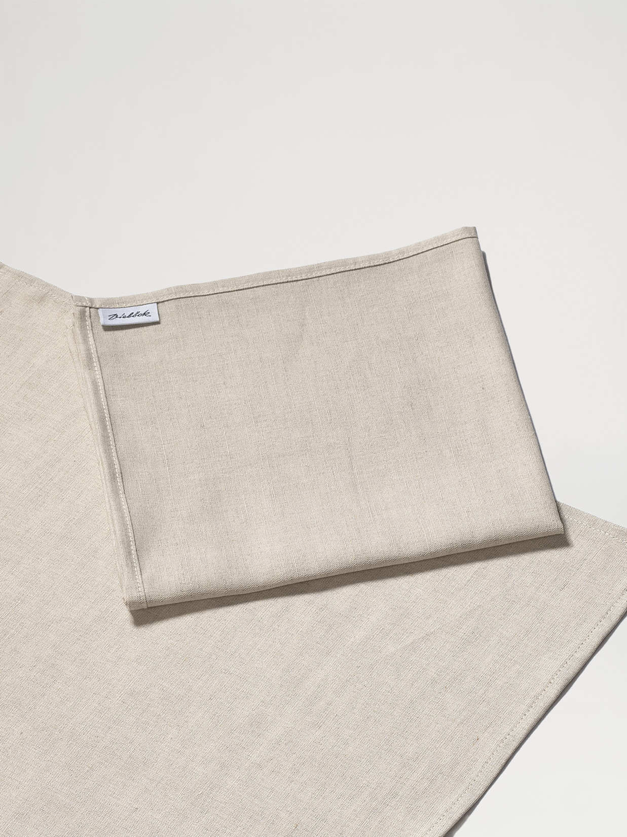 Servietten Halbleinen "224 Weiß & Natur" 40 x 40 cm