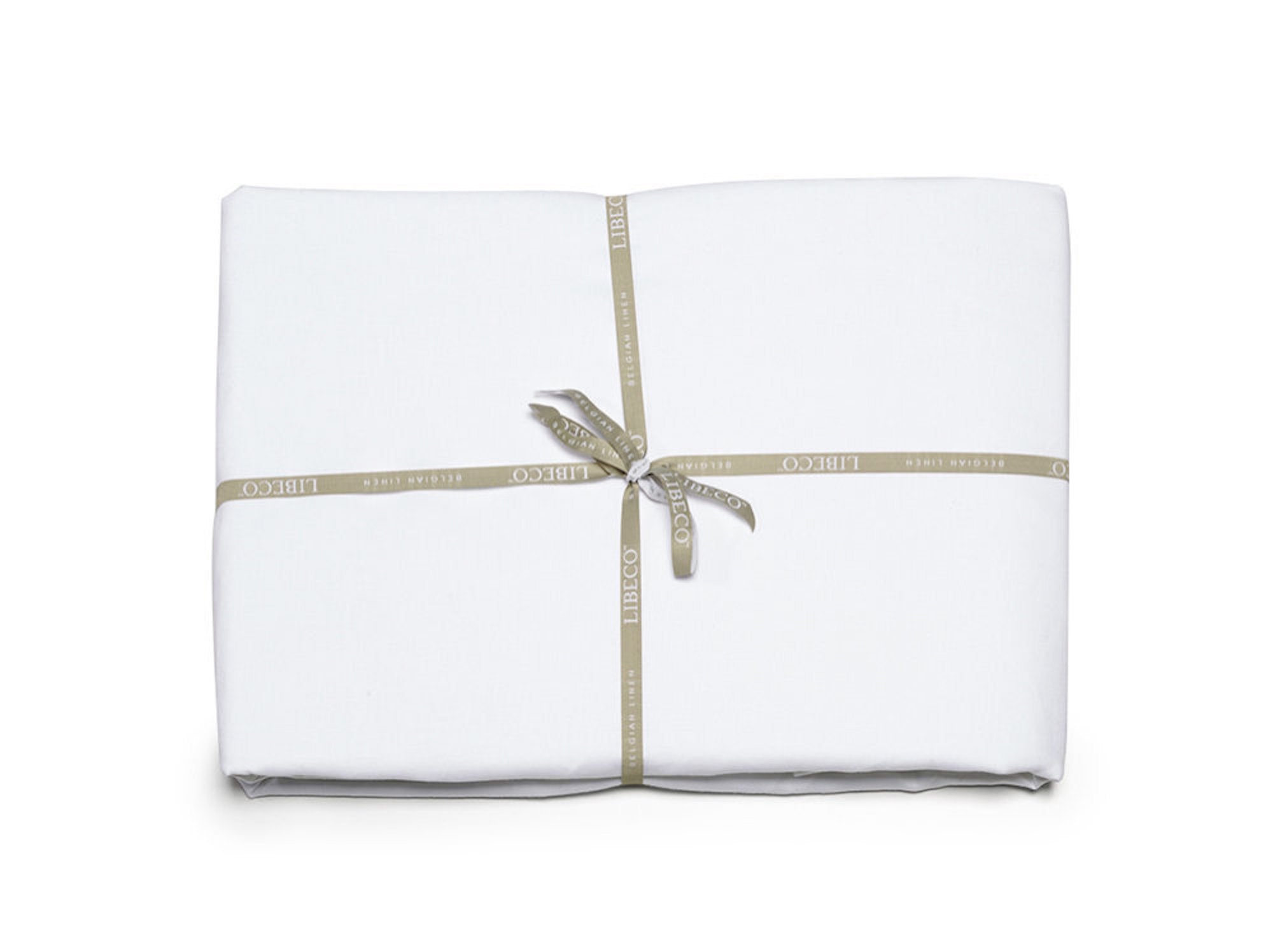 Leinen Spannbettlaken für hohe Matratzen "Classics Geneva White"