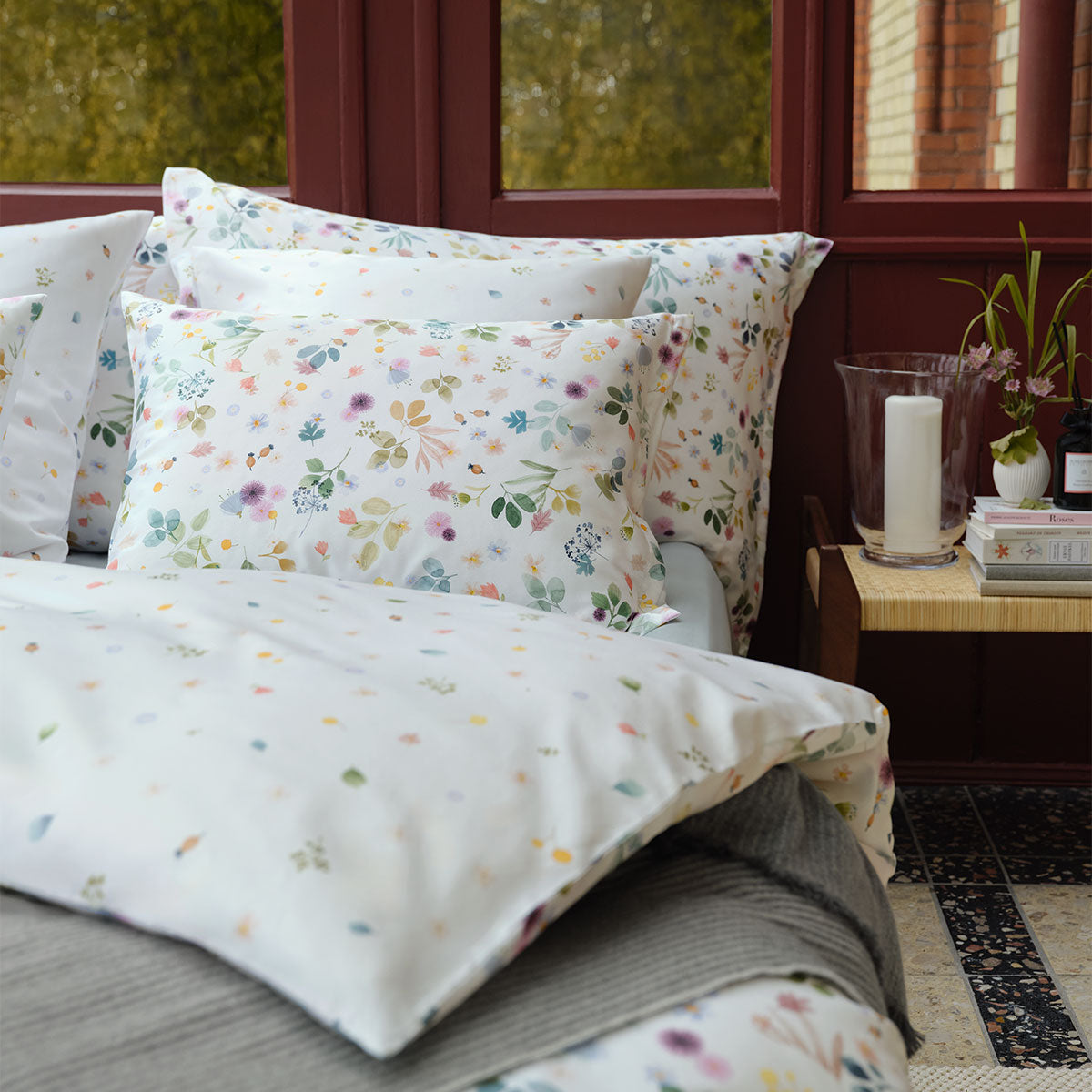 Satin Bettwäsche"Ylvie blanc"