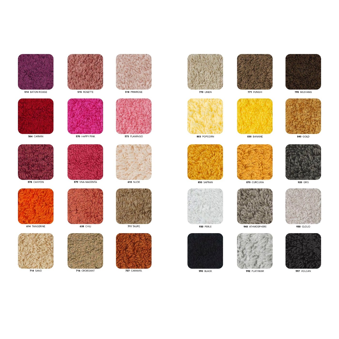 Super Pile Farbkarte