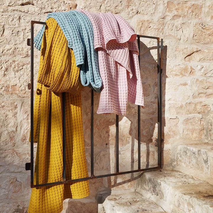 Waffelpikee Tagesdecke  "Stay", in 6 Farben