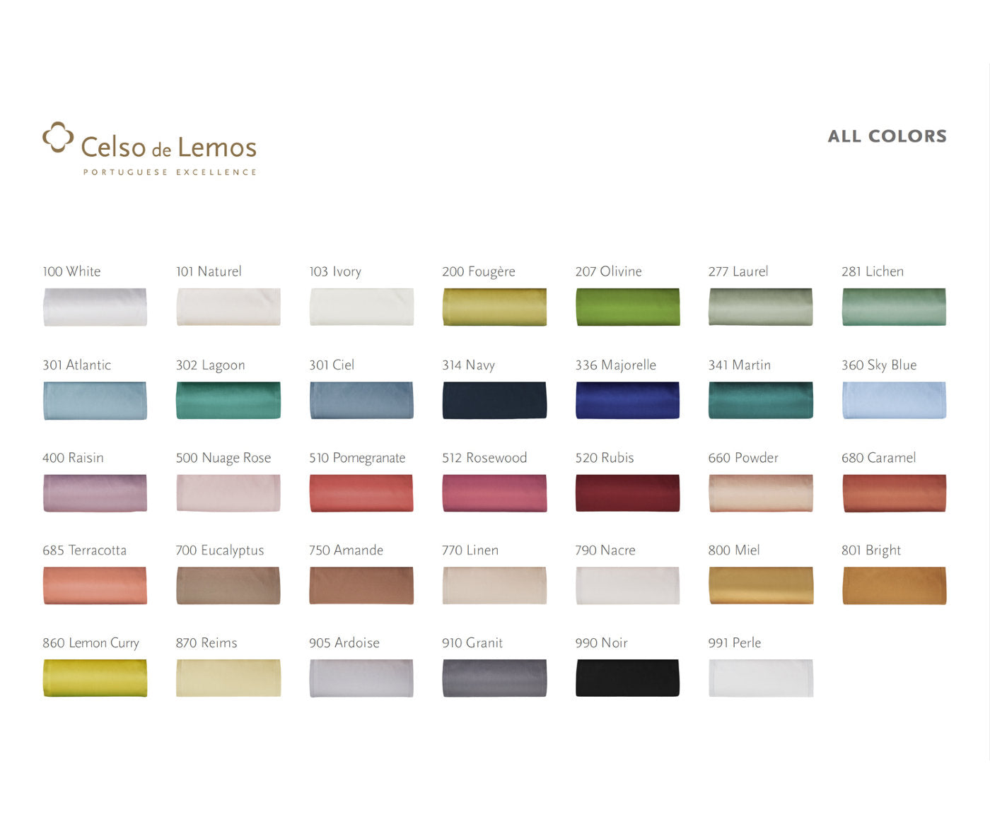 Satin Bettwäsche Giza Cotton "Bourdon Naturel"