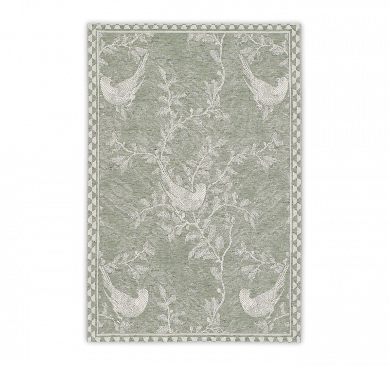 Küchentuch Halbleinen "Vögel 159"