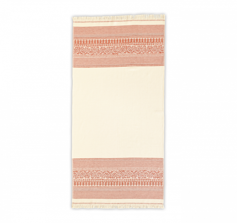 Linseserviett og bordbrikke "Uni 163" i 14 farger