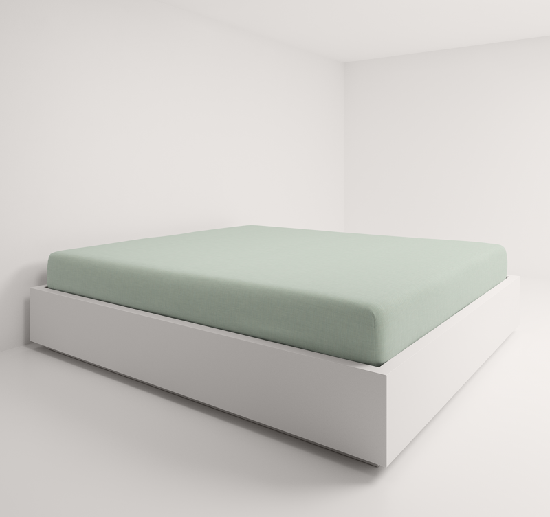 Leinen Spannbettlaken "Leitner Uni 163", 14 Farben