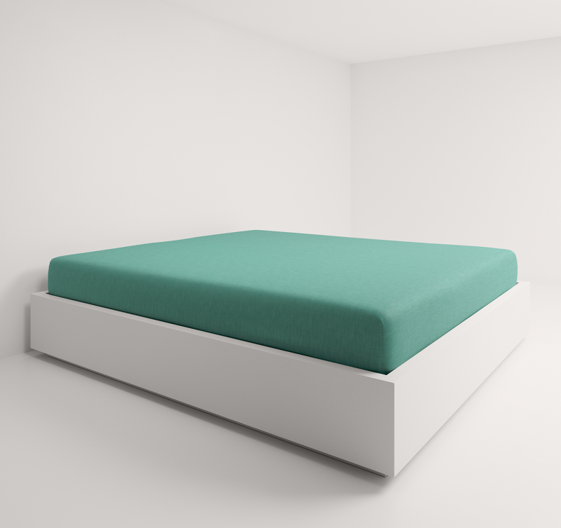 Leinen Spannbettlaken "Leitner Uni 163", 14 Farben