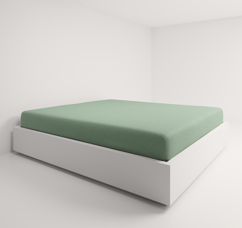 Leinen Spannbettlaken "Leitner Uni 163", 14 Farben