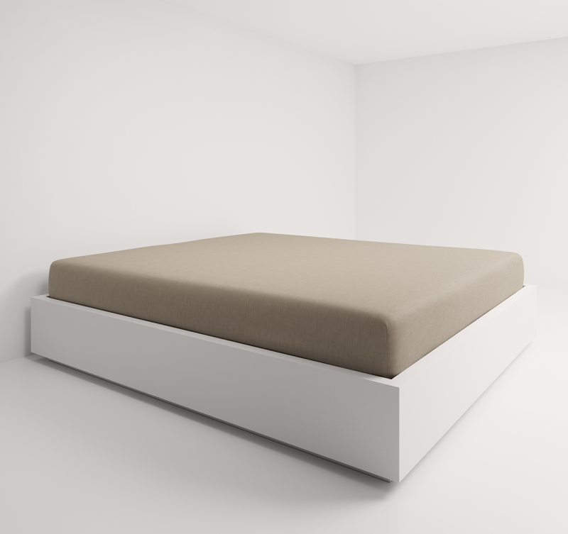 Leinen Spannbettlaken "Leitner Uni 163", 14 Farben