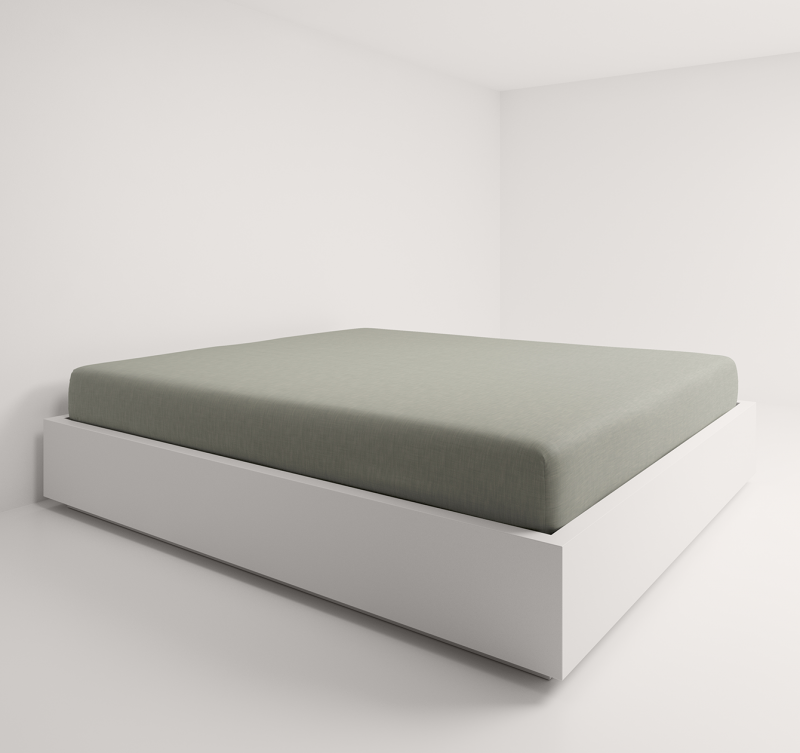 Leinen Spannbettlaken "Leitner Uni 163", 14 Farben