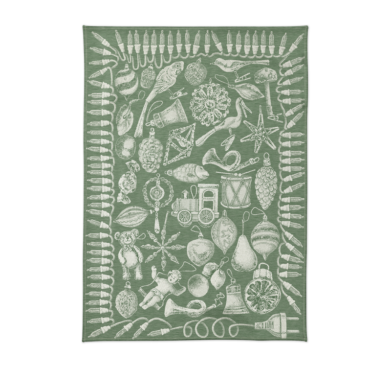 Küchentuch Halbleinen "Ornaments" 9 Farben