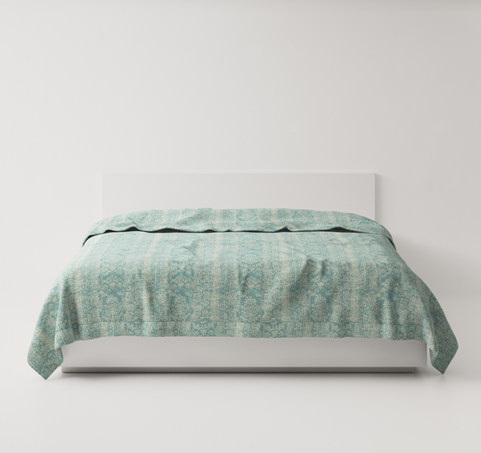 Half-linen bedspread "Leitner Aquarell" in 10 color variants