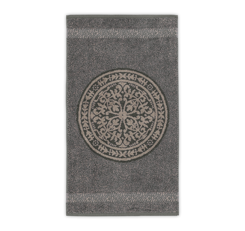 Bath Mat with Linen "Rosetta" 9 Colors